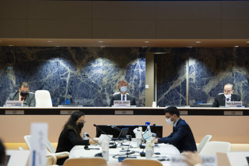 صور من الدورة السادسة لاجتماعات اللجنة الدستورية